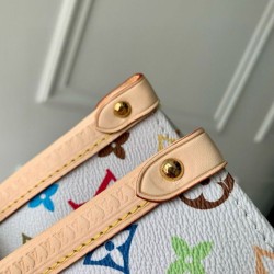 Borsa LV LV x TM OnTheGo MM in tela Monogram Multicolore M13079