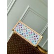 Borsa LV LV x TM OnTheGo MM in tela Monogram Multicolore M13079