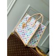 Borsa LV LV x TM OnTheGo MM in tela Monogram Multicolore M13079