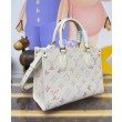 Borse Replica LV Onthego PM m25770 Crema