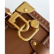 Borse Replica LV Side Trunk MM Caffè