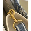 Borsa Replica 1:1 media Christian Dior Book Tote blu