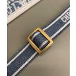 Borsa Replica 1:1 media Christian Dior Book Tote blu