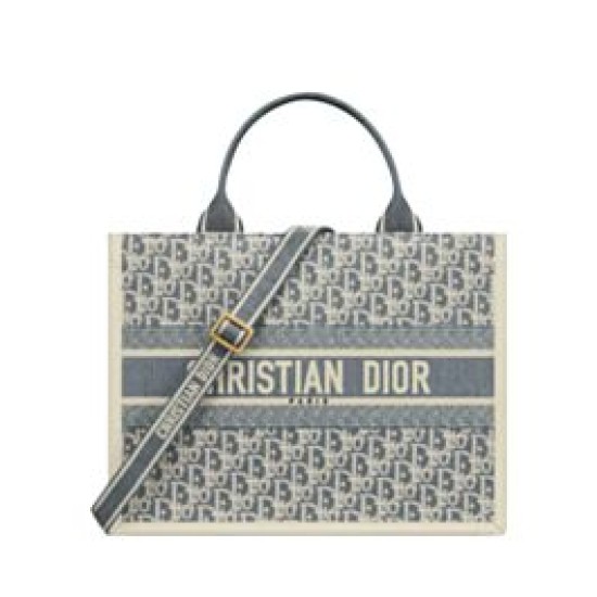 Borsa Replica 1:1 media Christian Dior Book Tote blu