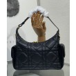 Borsa media Christian Dior D-Dream Nero