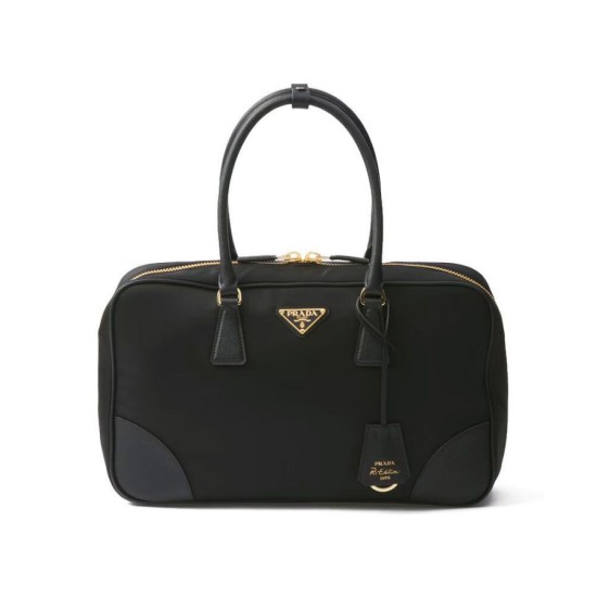 Borsa Prada Re-Edition 1980 grande in Saffiano Re-Nylon, nera