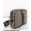 Dettagli perfetti Borsa a tracolla Gucci Ophidia piccola 839155 Caffè scuro