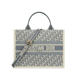 Borsa Replica 1:1 media Christian Dior Book Tote blu