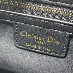 Qualità Specchio Replica Borsa media Christian Dior D-Dream Nero Riproduzione Fedele Borsa media Christian Dior D-Dream Nero imitazioni