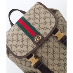 Zaino da uomo Gucci Ophidia grande Caffè scuro