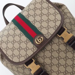 Qualità Specchio Replica Zaino da uomo Gucci Ophidia grande Caffè scuro Riproduzione Fedele Zaino da uomo Gucci Ophidia grande Caffè scuro imitazioni
