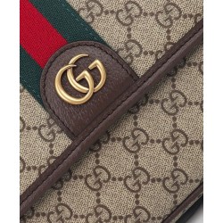 Borsa a tracolla Gucci Ophidia media Caffè scuro Borsa a tracolla Gucci Ophidia media Caffè scuro