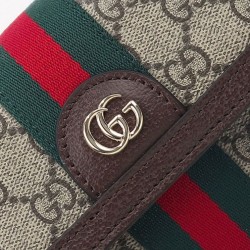 Qualità Specchio Replica Dettagli perfetti Borsa a tracolla Gucci Ophidia mini 838481 Caffè scuro Riproduzione Fedele Dettagli perfetti Borsa a tracolla Gucci Ophidia mini 838481 Caffè scuro imitazioni