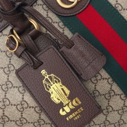 Qualità Specchio Replica Borsa da viaggio Gucci Gucci Savoy media 834469 Caffè scuro Riproduzione Fedele Borsa da viaggio Gucci Gucci Savoy media 834469 Caffè scuro imitazioni