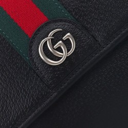 Qualità Specchio Replica Borsa a tracolla Gucci Ophidia media 834467 Nero Riproduzione Fedele Borsa a tracolla Gucci Ophidia media 834467 Nero imitazioni