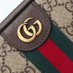 Qualità Specchio Replica Borsa a tracolla Gucci Ophidia piccola 839103 Caffè scuro Riproduzione Fedele Borsa a tracolla Gucci Ophidia piccola 839103 Caffè scuro imitazioni