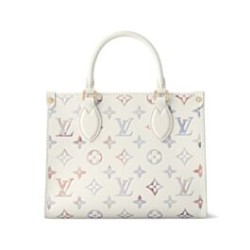 Riproduzione Fedele Borse Replica Louis Vuitton Onthego PM m25770 Crema imitazioni