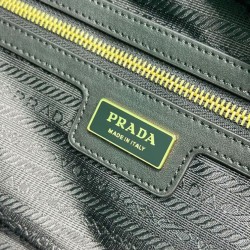 Qualità Specchio Replica Borsa Prada Re-Edition 1980 grande in Saffiano Re-Nylon, nera Riproduzione Fedele Borsa Prada Re-Edition 1980 grande in Saffiano Re-Nylon, nera imitazioni