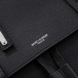 Qualità Specchio Replica Zaino YSL Saint Laurent Sac De Jour in pelle martellata, nero Riproduzione Fedele Zaino YSL Saint Laurent Sac De Jour in pelle martellata, nero imitazioni