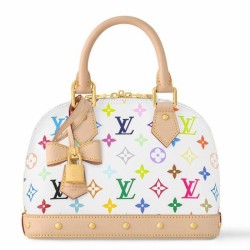 Riproduzione Fedele Borsa Louis Vuitton Louis Vuitton x TM Alma BB in tela Monogram Multicolore M13078 imitazioni