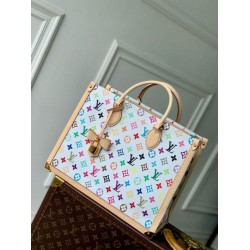 Borsa Louis Vuitton Louis Vuitton x TM OnTheGo MM in tela Monogram Multicolore M13079 Borsa Louis Vuitton Louis Vuitton x TM OnTheGo MM in tela Monogram Multicolore M13079