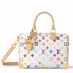 Riproduzione Fedele Borse Replica Alta Qualità Louis Vuitton LV x TM Speedy Bandouliere 25 in tela Monogram Multicolore M13085 imitazioni