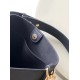 Qualità Specchio Replica Borsa Louis Vuitton Lock and Walk in pelle martellata nera M24006 Riproduzione Fedele Borsa Louis Vuitton Lock and Walk in pelle martellata nera M24006 imitazioni