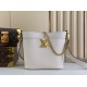 Qualità Specchio Replica Imitazioni borse griffate Louis Vuitton Lock and Walk in pelle martellata bianca M24638 Riproduzione Fedele Imitazioni borse griffate Louis Vuitton Lock and Walk in pelle martellata bianca M24638 imitazioni