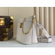 Qualità Specchio Replica Imitazioni borse griffate Louis Vuitton Lock and Walk in pelle martellata bianca M24638 Riproduzione Fedele Imitazioni borse griffate Louis Vuitton Lock and Walk in pelle martellata bianca M24638 imitazioni