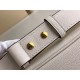 Qualità Specchio Replica Imitazioni borse griffate Louis Vuitton Lock and Walk in pelle martellata bianca M24638 Riproduzione Fedele Imitazioni borse griffate Louis Vuitton Lock and Walk in pelle martellata bianca M24638 imitazioni