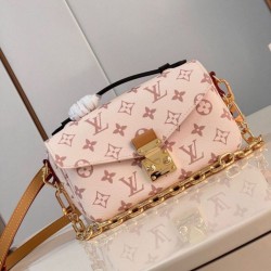 Qualità Specchio Replica Borsa Louis Vuitton Pochette Metis East West in tela Monogram Dune M46914 Riproduzione Fedele Borsa Louis Vuitton Pochette Metis East West in tela Monogram Dune M46914 imitazioni