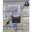 Mini borsa Christian Dior 30 Montaigne Diorling con catena, blu scuro