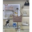 Mini borsa Christian Dior Miss Caro Diorling con catena, rosa