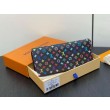 Qualità superiore replica Portafoglio LV LV x TM Clemence in tela Monogram Multicolore M13408