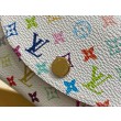 Qualità superiore replica Portamonete LV LV x TM Rosalie in tela Monogram Multicolore M13399
