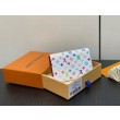 Qualità superiore replica Portamonete LV LV x TM Rosalie in tela Monogram Multicolore M13399