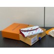 Qualità superiore replica Portamonete LV LV x TM Rosalie in tela Monogram Multicolore M13399