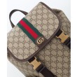 Zaino da uomo Gucci Ophidia grande Caffè scuro
