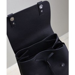 Zaino YSL Saint Laurent Sac De Jour in pelle martellata, nero