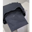 Zaino YSL Saint Laurent Sac De Jour in pelle martellata, nero