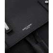 Zaino YSL Saint Laurent Sac De Jour in pelle martellata, nero