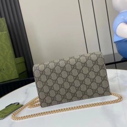 Replica Portafoglio Gucci GG Marmont con catena 497985 Rosa Imitazioni Replica qualità specchio Portafoglio Gucci GG Marmont con catena 497985 Rosa
