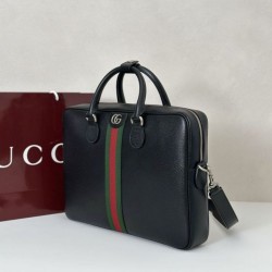 Replica Cartella da uomo Gucci Ophidia grande 834461 Nero Imitazioni Replica qualità specchio Cartella da uomo Gucci Ophidia grande 834461 Nero