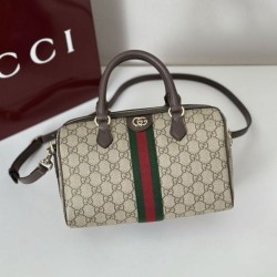 Bora Pari all'originale replica bauletto media Gucci Ophidia 836825 Marrone