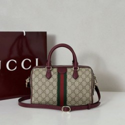Replica Borsa bauletto media Gucci Ophidia 836825 Rossa Imitazioni Replica qualità specchio Borsa bauletto media Gucci Ophidia 836825 Rossa