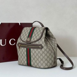 Replica Zaino medio Gucci Ophidia da donna 836855 Marrone Imitazioni Replica qualità specchio Zaino medio Gucci Ophidia da donna 836855 Marrone
