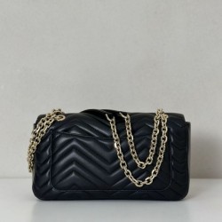 Replica Qualità superiore replica a spalla media Gucci GG Marmont 837267 Nero Imitazioni Replica qualità specchio Qualità superiore replica a spalla media Gucci GG Marmont 837267 Nero