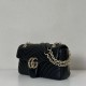 Replica Qualità superiore replica a spalla media Gucci GG Marmont 837267 Nero Imitazioni Replica qualità specchio Qualità superiore replica a spalla media Gucci GG Marmont 837267 Nero