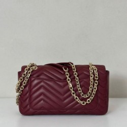 Replica Borsa a spalla media Gucci GG Marmont 837267 Rosso Imitazioni Replica qualità specchio Borsa a spalla media Gucci GG Marmont 837267 Rosso