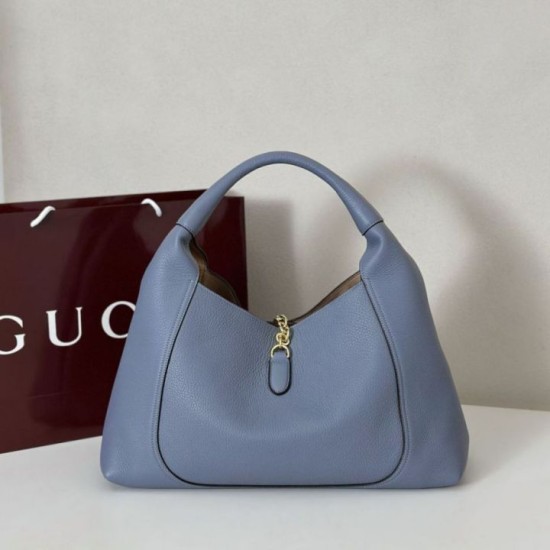 Replica qualità specchio Borsa a spalla media/maxi Gucci Softbit 837467 Blu
